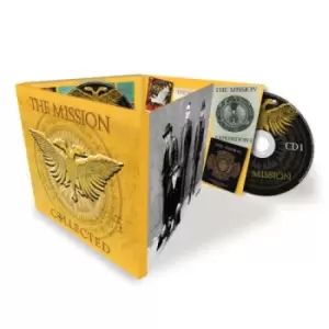 image of The Mission Collected + Bonus Remixes - Sealed 2021 UK 3-CD set MOCCD14095