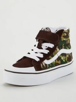 Image of Vans Childrens Sk8-Hi Reissue 138 V Animal Camo - Brown