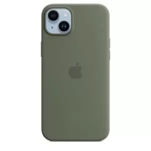Image of Apple iPhone 14 Plus Silicone Case with MagSafe - Olive