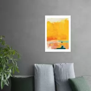 Image of East End Prints Paysage June Print Yellow