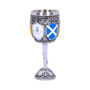 Image of Goblet of the Brave Scottish Shield Glass
