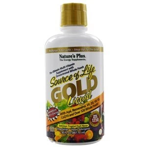 Image of Natures Plus Source of Life GOLD Liquid 30oz.