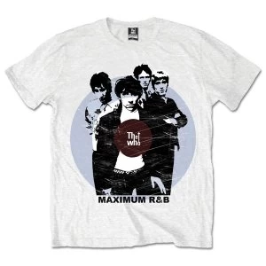 Image of The Who - Maximum Rhythm & Blues Unisex Large T-Shirt - White