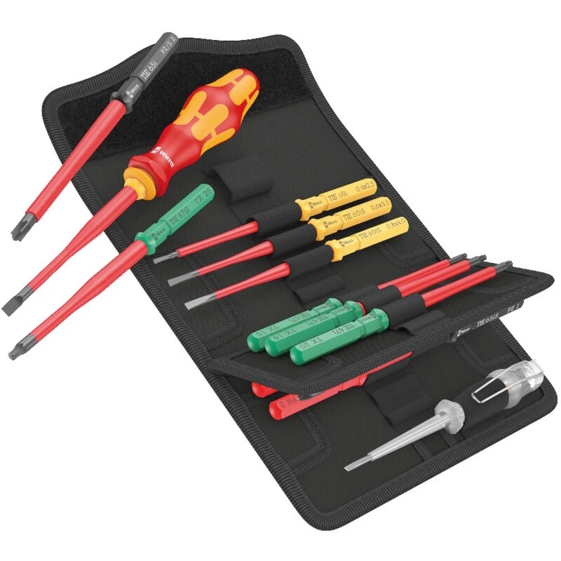 Image of Wera Wera - Kraftform Kompakt vde 16 Extra Slim 1 Tool Finder Insulated Screwdriver Set - 006608 unimet_4013288229946