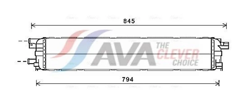Image of Engine radiator AVA COOLING SYSTEMS AI2366