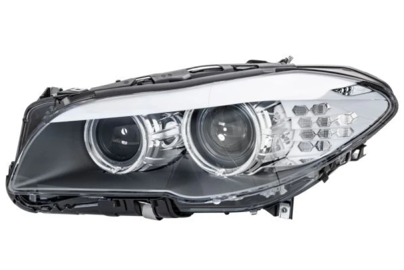 Image of HELLA 1LL 010 131-531 Headlights LED, with bulb, Left, with motor for headlamp levelling, Bi-Xenon Headlight (259)