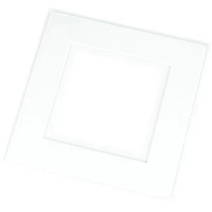 Image of Wickes Single Finger Plates - White Pack of 2