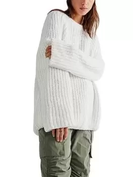 image of Free People Take Me Home Sweater - Ivory