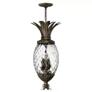 Image of 4 Bulb Ceiling Pendant Light Fitting Pearl Bronze LED E14 40W Bulb