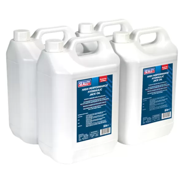 Image of Genuine SEALEY HJO/5L Hydraulic Jack Oil 5ltr 4pc