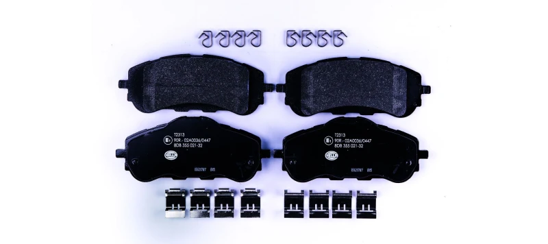 Image of HELLA Brake pad set HELLA 8DB 355 021-321