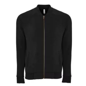 Image of Next Level Unisex Adults PCH Bomber Jacket (S) (Heather Black)
