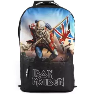 image of Rock Sax Iron Maiden Trooper Backpack (One Size) (Black/Blue)