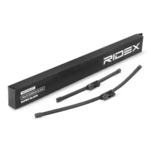 Image of RIDEX Wiper blade Front 298W0257 Windscreen wiper,Window wiper FORD,Fiesta Mk6 Schragheck (JA8, JR8),Fiesta Mk7 Schragheck,Fiesta Mk6 Limousine