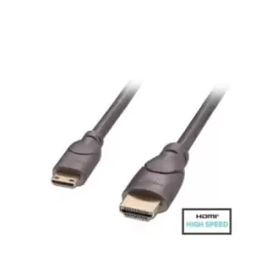 Image of Lindy Mini HDMI to HDMI Cable 0.5m