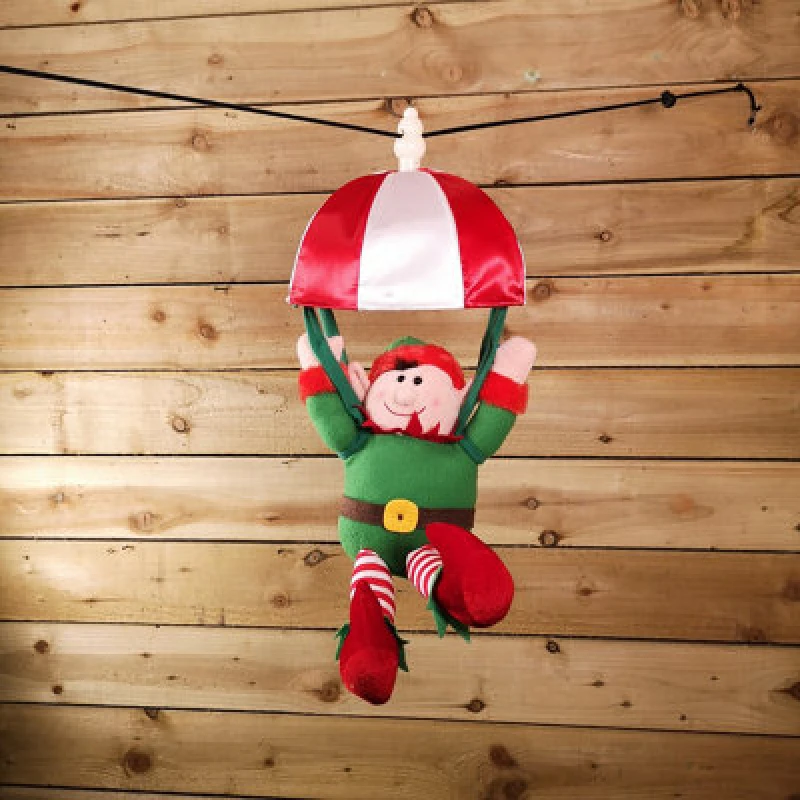 Image of Samuel Alexander Premier Christmas Animated And Musical Kicking Leg Parachuting Elf