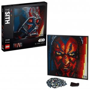 image of LEGO Art Star Wars The Sith Building Set for Adults 31200