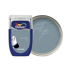 Image of Dulux Walls & Ceilings Denim Drift Matt Emulsion Paint 2.5L