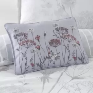 Image of Meadowsweet Floral Filled Cushion