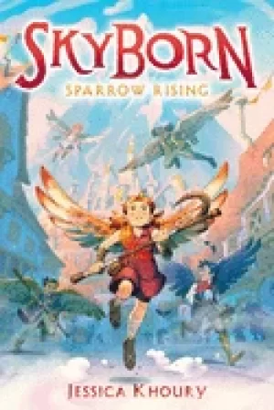 Image of sparrow rising