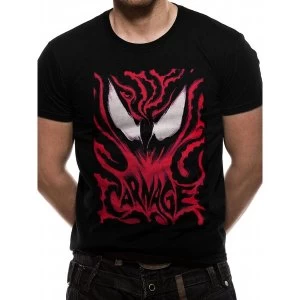 Image of Marvel Comics - Venom Carnage Mens Medium T-Shirt - Black