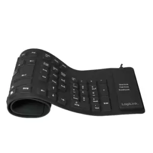 Image of LogiLink ID0019A keyboard USB QWERTZ German Black