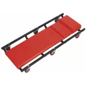 Image of Sealey - SCR74 Creeper 40' with Steel Frame, 6 Wheels & Adjustable Headrest Deluxe