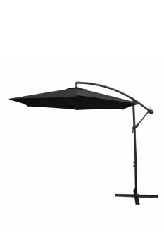 Image of Black Cantilever Parasol & Square Base