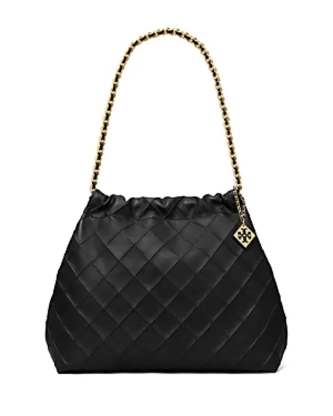 image of Tory Burch Fleming Soft Leather Hobo Bag