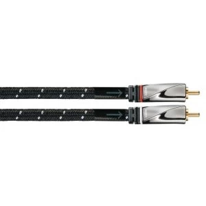 Image of Avinity Audio cable 2 RCA plugs - 2 RCA plugs, fabric, gold-plated, 1 m