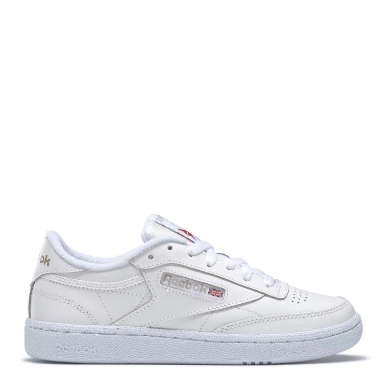 Image of Reebok Club C Trainers Ladies Wht/Wht/Gold female 5.5 (38.5)