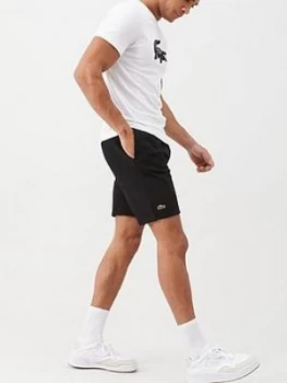 Image of Lacoste Sports Sweat Shorts - Black, Size 7=2Xl, Men