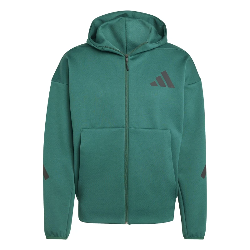 Image of adidas M Z.N.E. Fz Tracksuit Top Mens Colleg Green male S