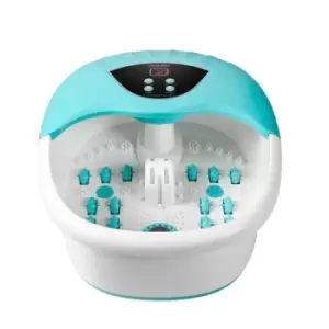 Image of Carmen Spa Digital Temperature Control Foot Spa White with Turquoise UK Plug