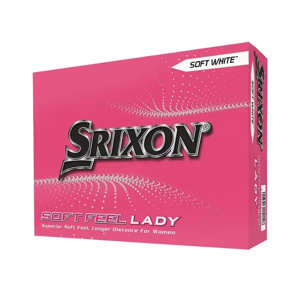 image of Srixon 2023 Soft Feel Lady 8 Golf Balls - White (Doz)