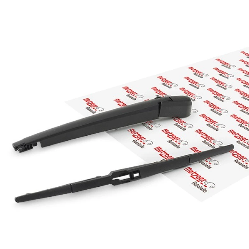 Image of METZGER 2190321 Wiper Arm with wiper blade, Rear, with cap Wiper Arm,windscreen washer (301)