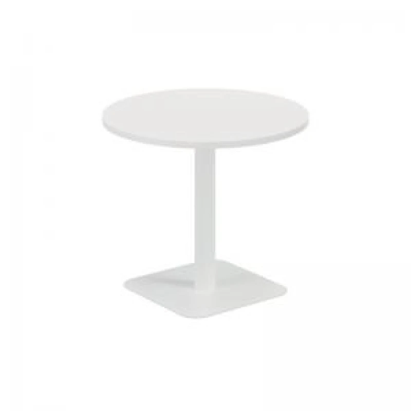 Image of Jemini Origin Round Coffee Table 800x725mm White/White KF800224