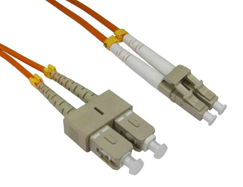 Image of Cables Direct 10m OM2 Fibre Optic Cable, LC - SC (Multi-Mode)