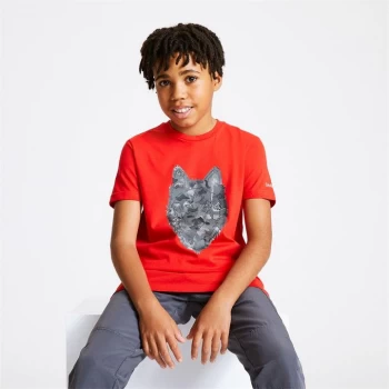Image of Dare2B Dare2b Go Beyond Organic T-Shirt - Fiery Red