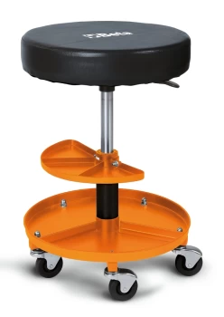 image of Beta Tools 2250-O Heavy Duty Swivel Creeper Seat with Trays 022500011