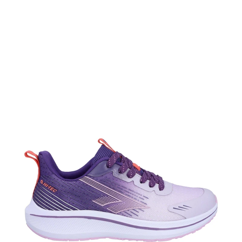 Image of Hi Tec Mens Santorini Lightweight Trainers UK Size 5 (EU 38) Mystical Thistle Burnt Coral HIT180-THICOR-5