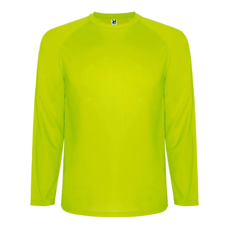Image of ROLY ROLY Men Montecarlo Long-Sleeved Sports T-Shirt in Yellow Size: Medium Yellow M Male 5063574791311