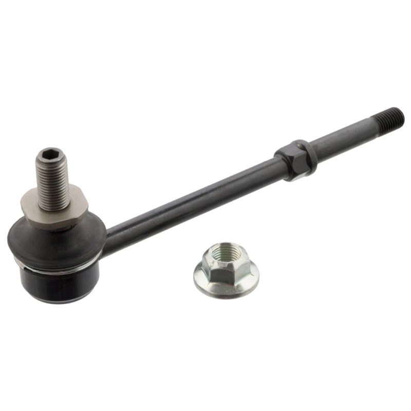 Image of FEBI BILSTEIN 42973 Anti-roll bar link Front Axle Right Steel Link Stabiliser (3229)