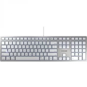 Image of Cherry KC6000 Wired Mac Slim Keyboard Silver Ref JK-1610GB-1
