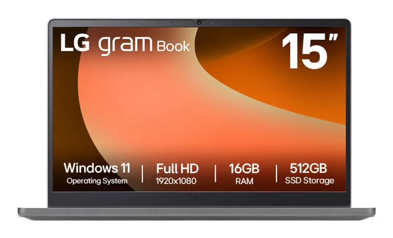 Image of LG Gram Book Copilot Intel Core i5-1334U 16GB RAM 512GB SSD 15.6" Windows 11 Home Laptop 15U50T-G.AA56A1-GramBook