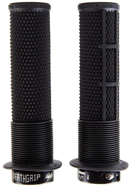 Image of DMR Deathgrip Race Grips FLANGE - RACE - THICK Black - Cycles UK