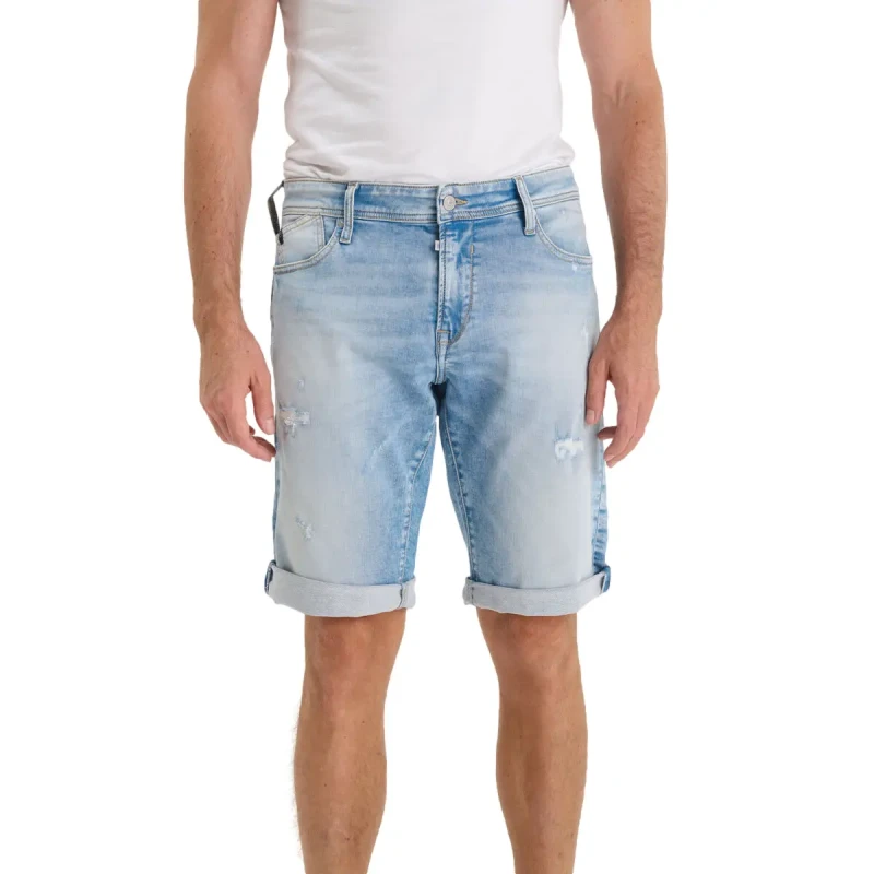 Image of Le Temps des cerises Bermuda shorts Le Temps des cerises Jogg Oc Bleu Male 31