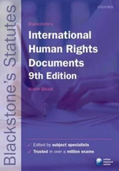 Image of Blackstones International Human Rights Documents by Alison Bisset Paperback