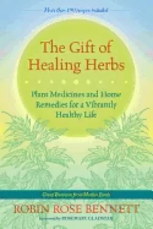 Image of gift of healing herbs plant medicines and home remedies for a vibrantly hea