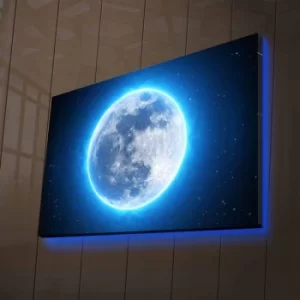 Image of NASA-023 Multicolor Decorative LED Lighted Canvas Painting